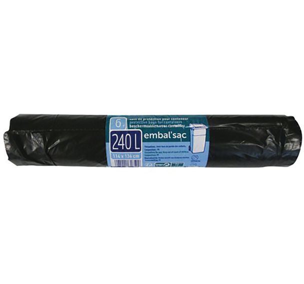 Housse conteneur 240l x6