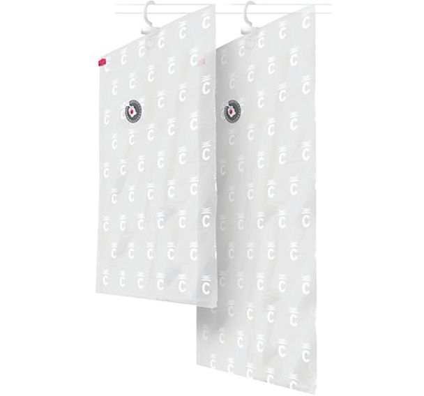 Housse de protection espace + crochet intégré lot de 2