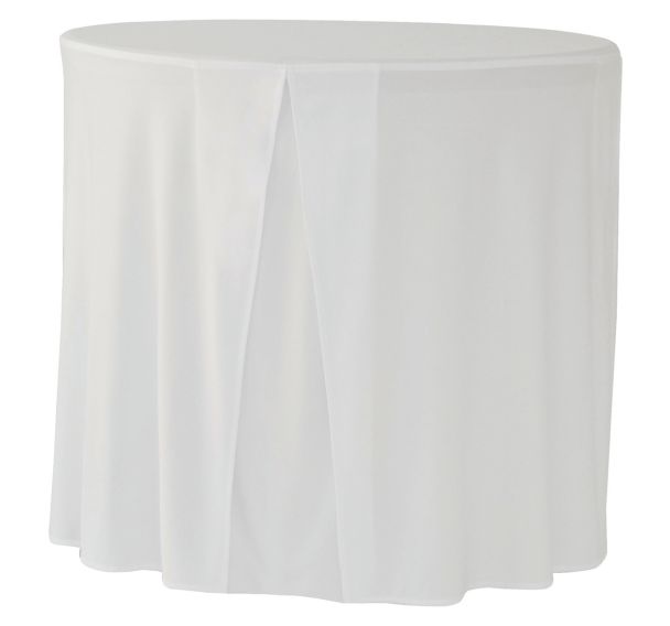 Housse droite pour table Praxis 80 - blanc