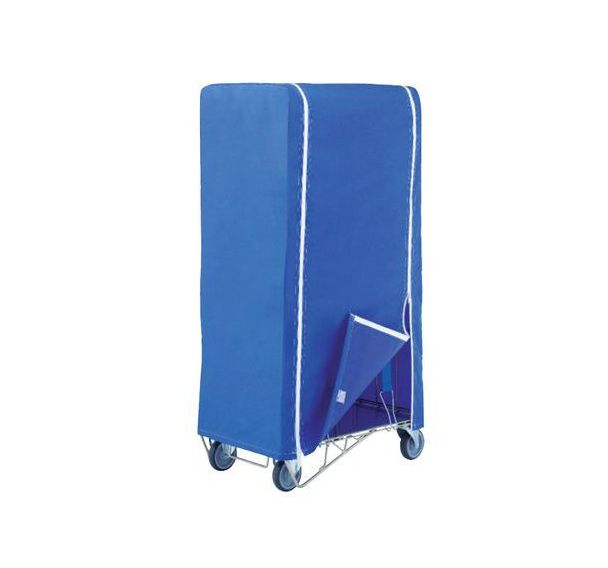 Housse extérieure polyester bleu pour chariot à linge Puma