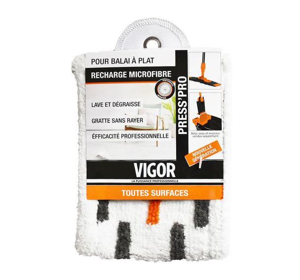 Housse micro fibre pour balai-multi usage press pro- Vigor