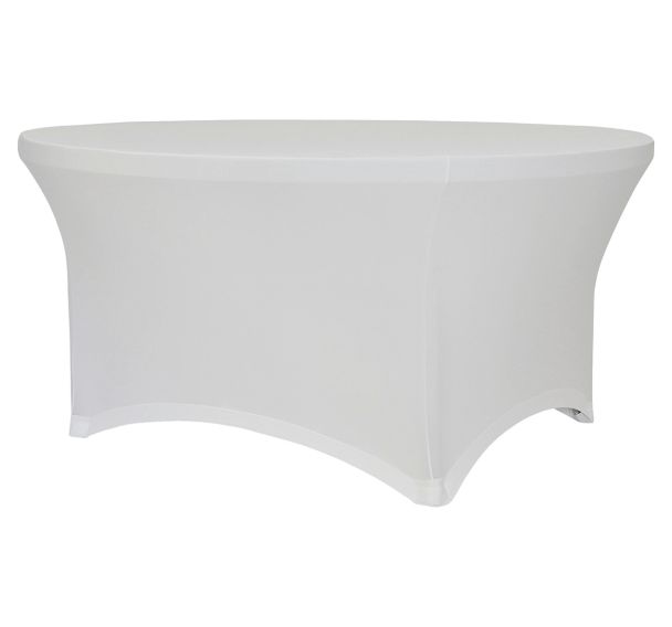 Housse stretch pour table Planet 120 - blanc