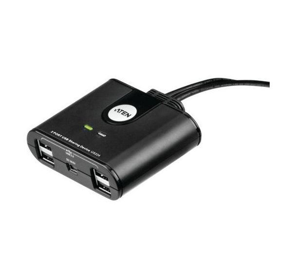 Hub ATEN US224 4 ports USB 2.0 commutables vers 2 PC/MAC