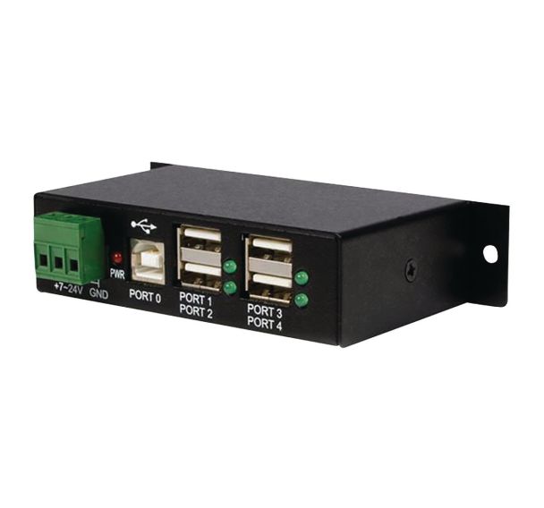 Hub USB industriel robuste 4 ports montable