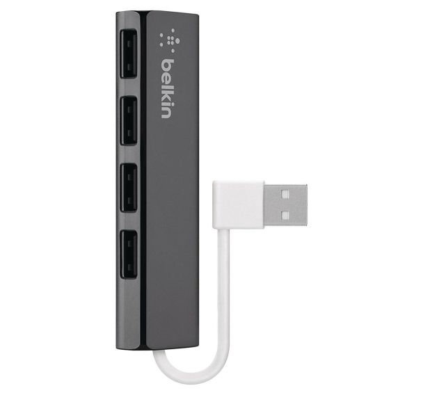 Hub de Voyage 4 Ports USB 2.0 noir - Belkin