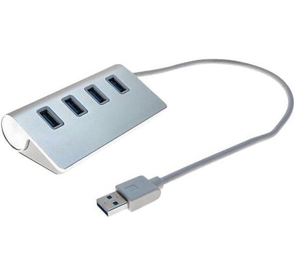 Hub en aluminium à 4 ports USB 3.0
