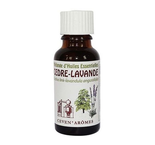 Huile essentielle mélange antimites cèdre lavande - 20ml