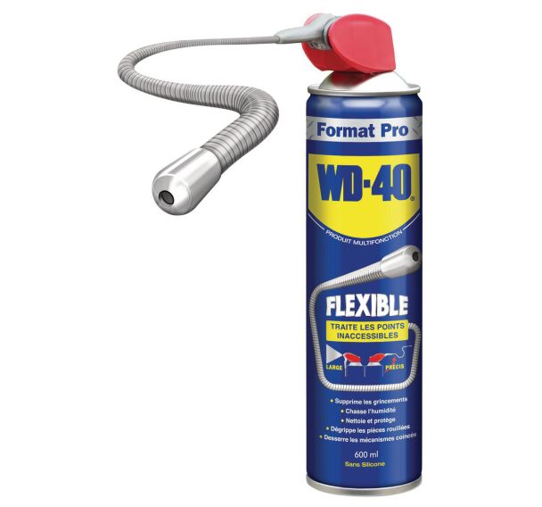 Huile multifonction avec tube flexible - 600 mL - WD-40