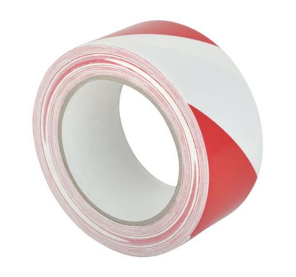 Identification marquage sols bicolore - 33 m x 50 mm - Wattelez