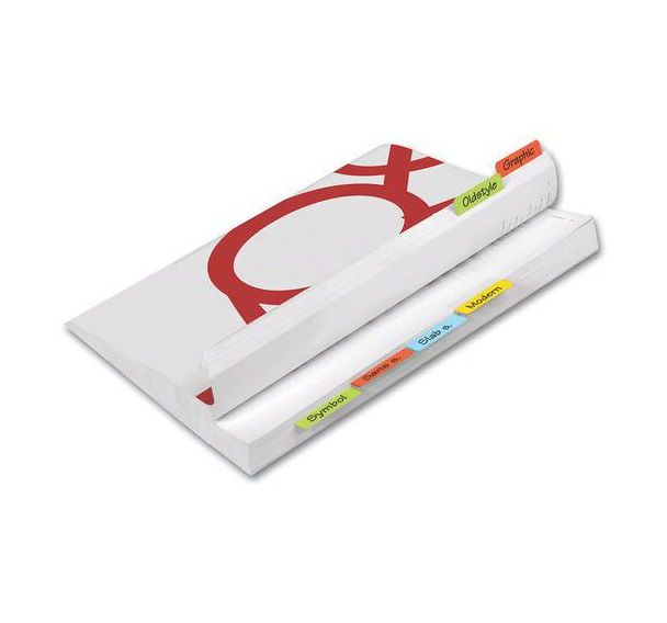 Index double face, permanents, 12x40 mm couleur assortis X24