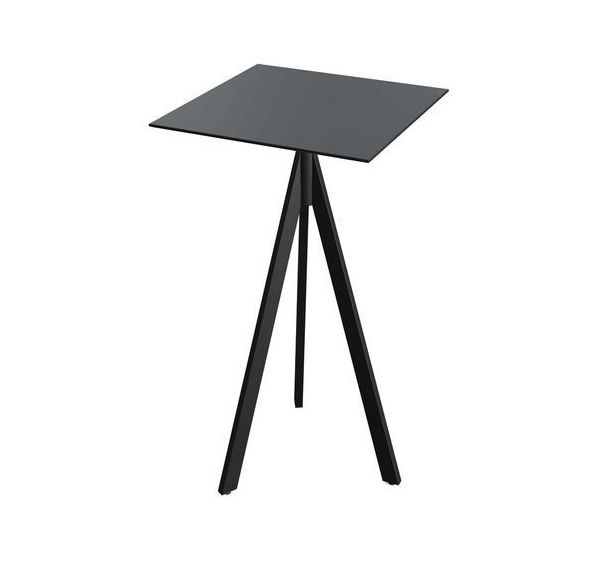 Infinity Tripod mange-debout avec piètement noir + plateau HPL - Veba