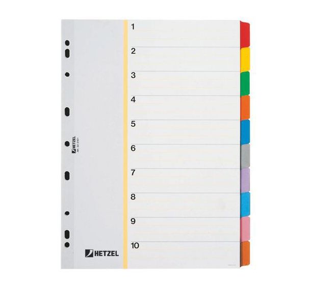 Intercalaire A4 10 touches Rexel, Lot de 3