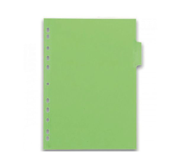Intercalaires Neutres Color Life A4 6 Positions Carte Lustrée Epaisseur 220g Coloris Assortis