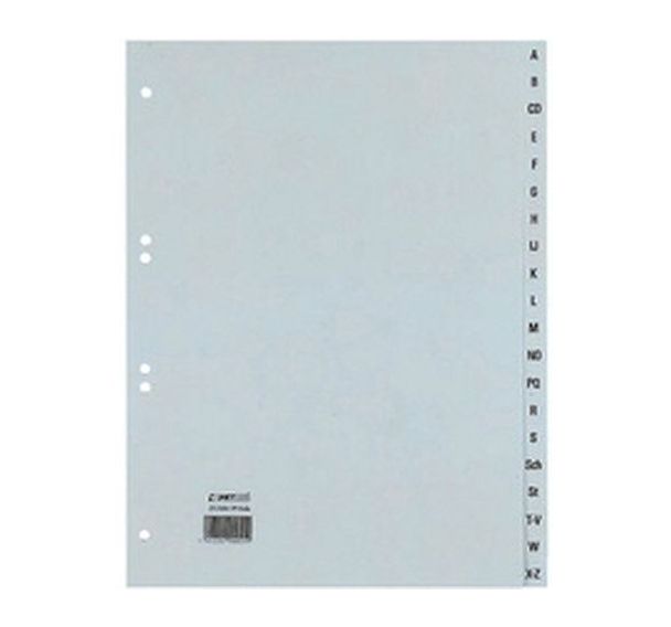 Intercalaires alphabétiques en plastique, format A4