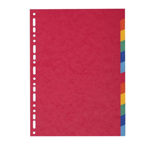 Intercalaires avec onglets neutres carte lustrée 225G