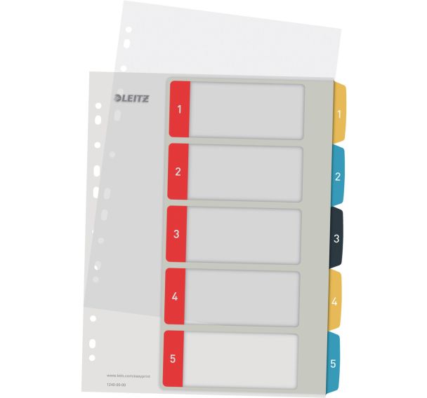 Intercalaires imprimables enpolypropylène Cosy -Leitz