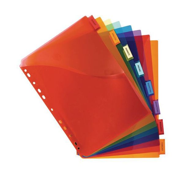 Intercalaires pochettes