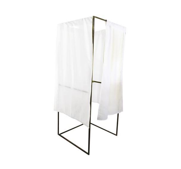 Isoloir standard blanc