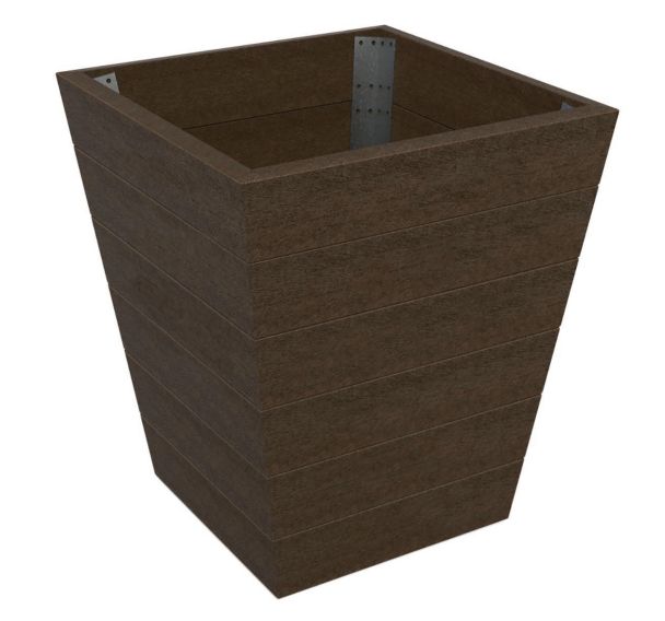 Jardinière Espace Conique plastique recyclé Espace Urbain