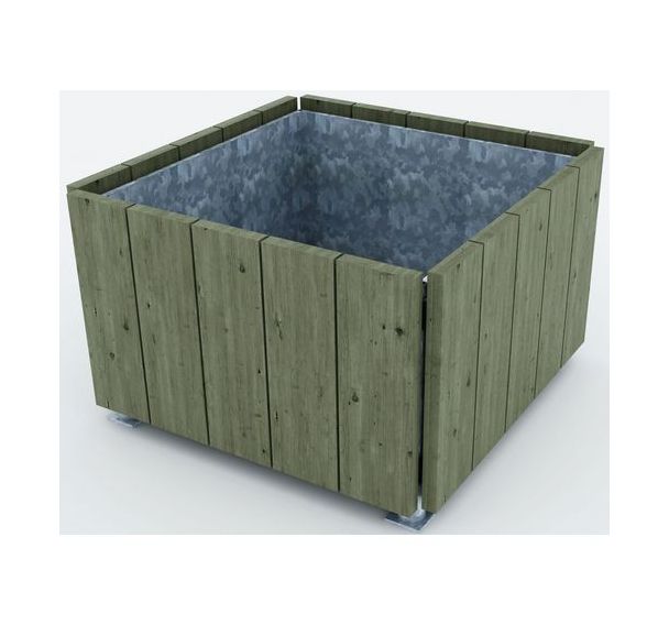 Jardinière Fouesnant carrée Mobextan