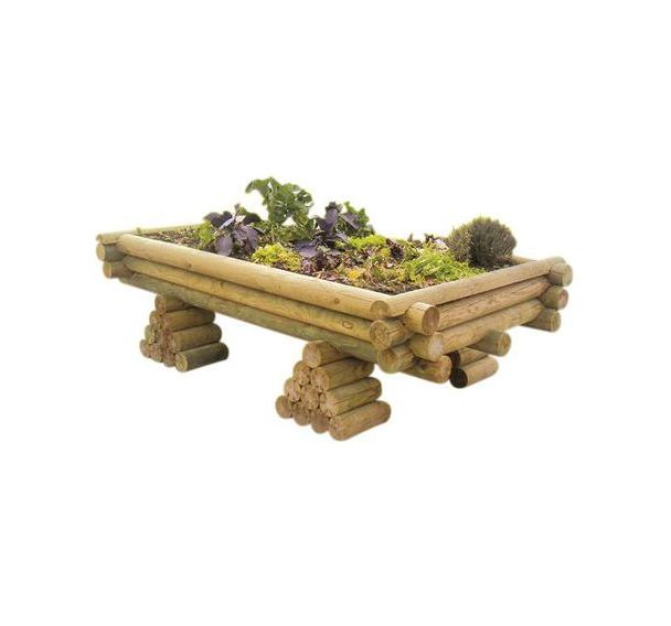 Jardinière Jardinou surélevée long. 2,50 m avec porte outils