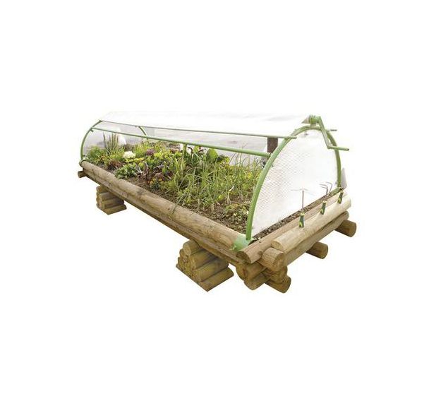 Jardinière Jardinou surélevée long. 4 m avec porte-outils