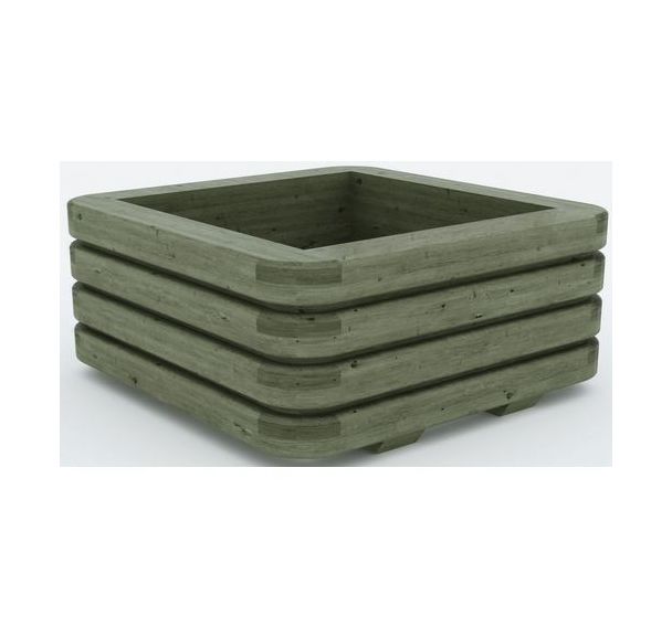 Jardinière Loctudy carrée Mobextan