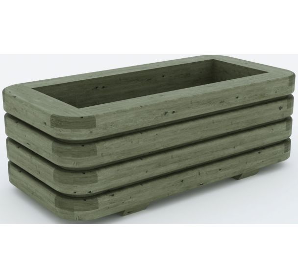 Jardinière Loctudy rectangulaire Mobextan