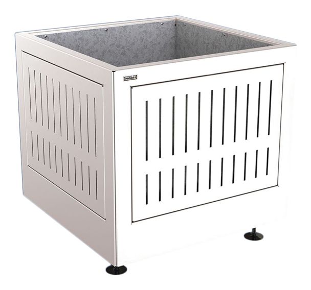 Jardinière Silaos acier intérieur tôle galva - Procity