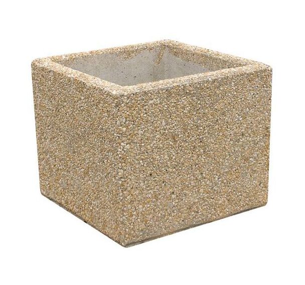 Jardinière béton carré - Manutan Expert