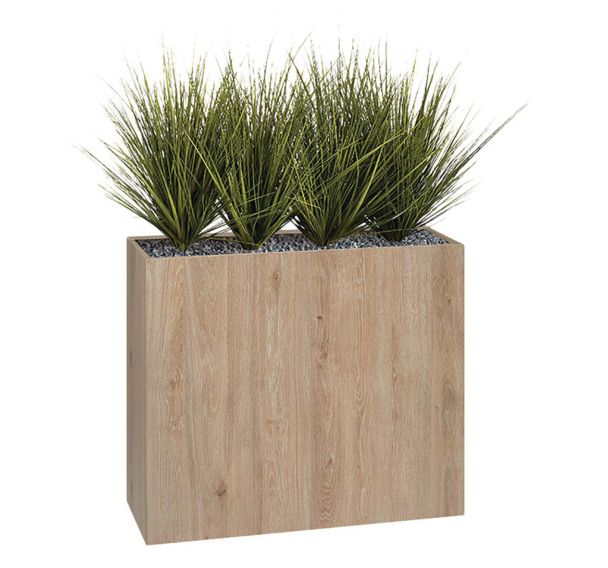 Jardinière bois BOSCO mobile Graminées
