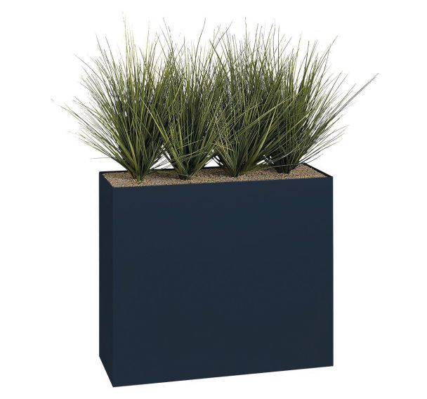 Jardinière métal sur roulettes M1 hauteur 74 cm Graminées