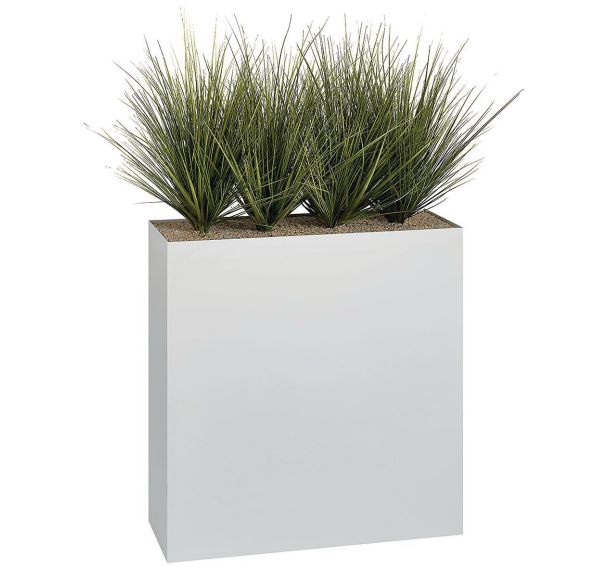 Jardinière métal sur roulettes M1 hauteur 90 cm Graminées