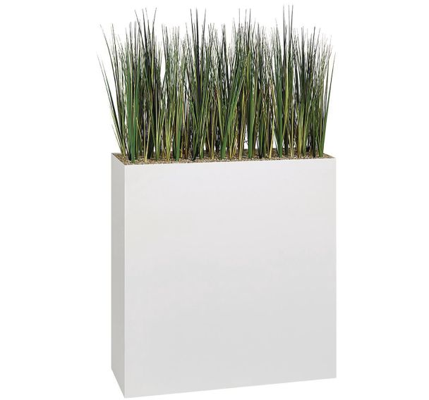 Jardinière métal sur roulettes hauteur 90 cm Herbes