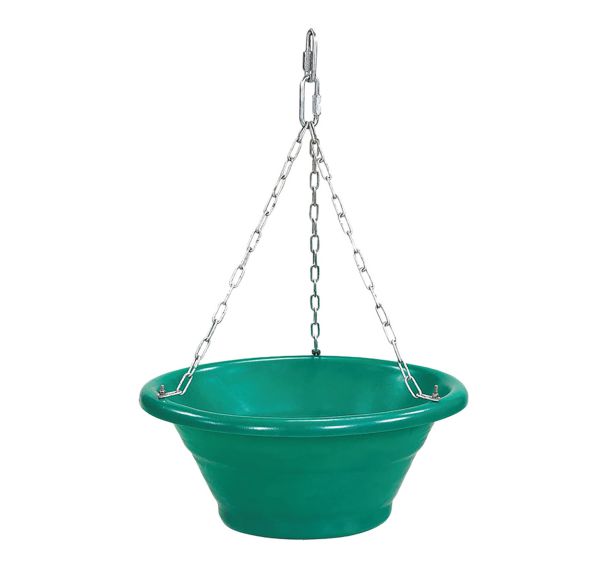 Jardinière suspendue Ø 60 cm polyéthylène - vert