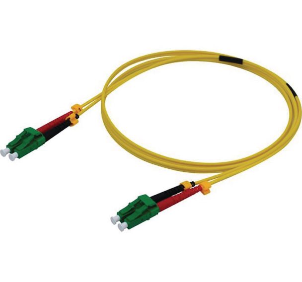 Jarretière duplex 2.0 mm OS2 LC-APC et LC-APC jaune