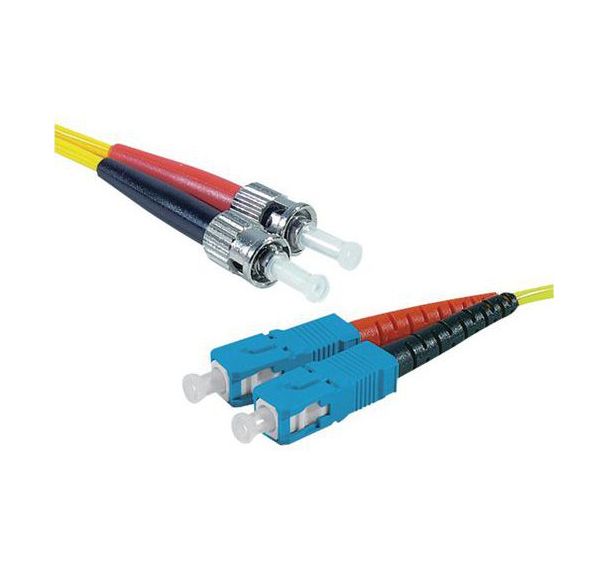 Jarretière duplex 2.0 mm mono OS2 9/125 ST-UPC/SC-UPC 1 m