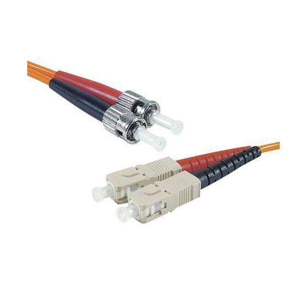 Jarretière duplex 2.0 mm multi OM2 50/125 ST-UPC/SC-UPC 1 m