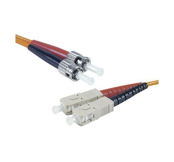 Jarretière duplex 2.0 mm multi OM2 50/125 ST-UPC/SC-UPC 3 m