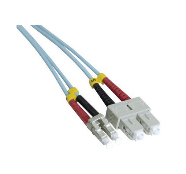 Jarretière duplex 2.0 mm multi OM3 50/125 SC-UPC/LC-UPC 10 m