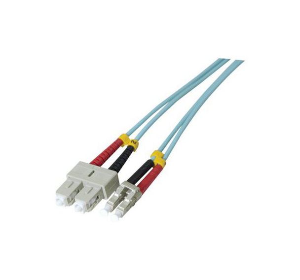 Jarretière duplex 2.0 mm multi OM3 50/125 SC-UPC/LC-UPC 1 m