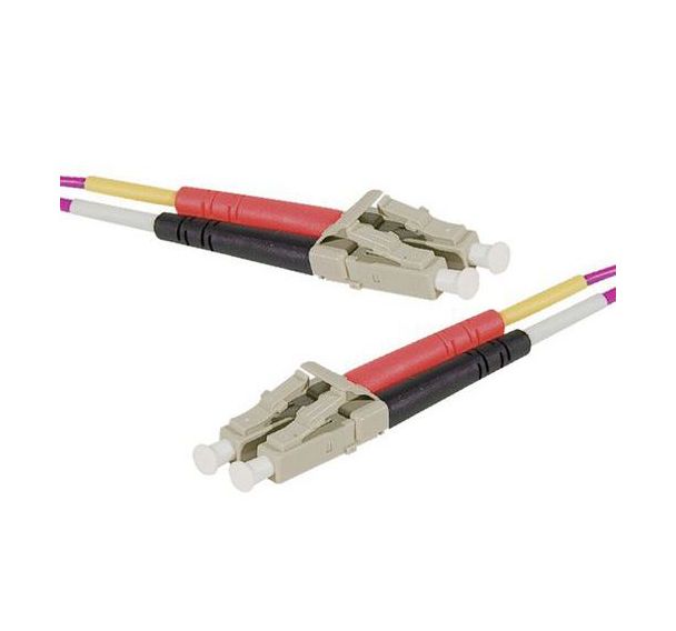 Jarretière duplex 2.0 mm multi OM4 50/125 LC-UPC/LC-UPC 1 m