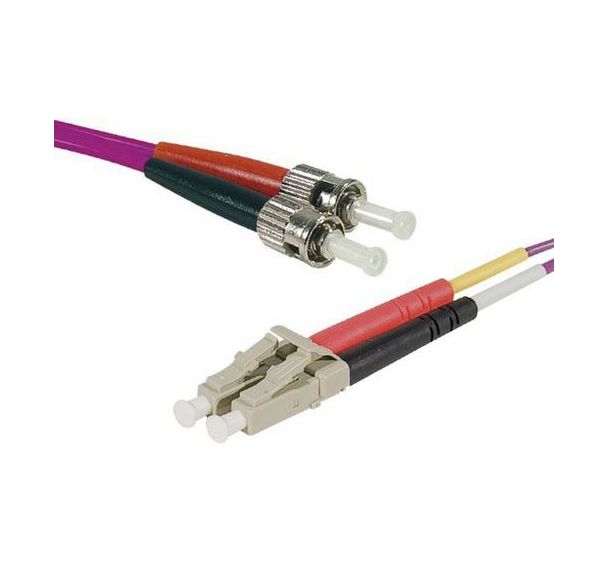 Jarretière duplex 2.0 mm multi OM4 50/125 LC-UPC/ST-UPC 1 m