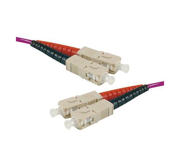 Jarretière duplex 2.0 mm multi OM4 50/125 SC-UPC/SC-UPC 1 m