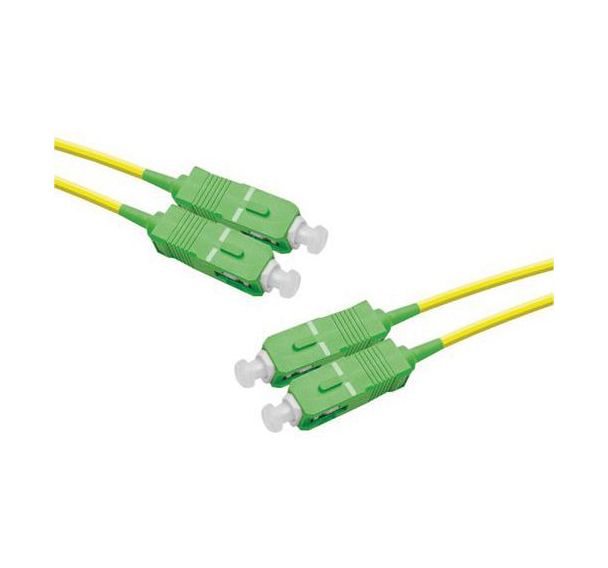 Jarretière duplex mono OS2 9/125 SC-APC/SC-APC jaune - 2 m