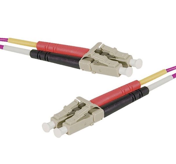 Jarretière optique duplex HD multi OM4 50 125 LC-UPC LC-UPC erika