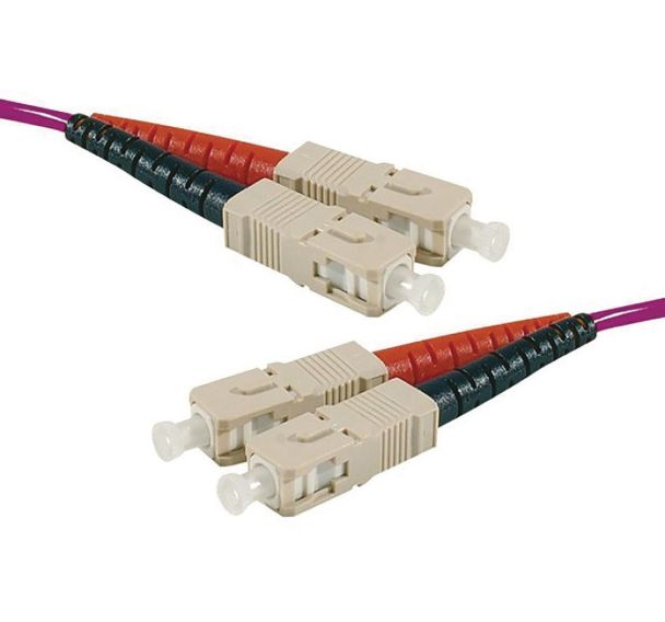 Jarretière optique duplex HD multi OM4 50 125 SC-UPC SC-UPC erika