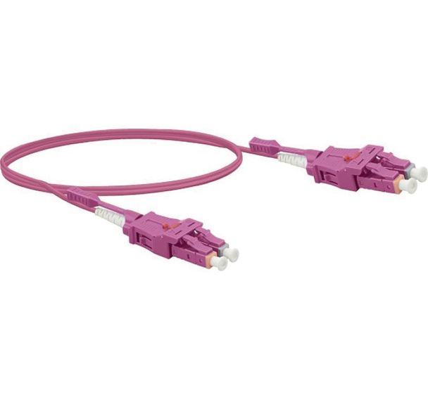 Jarretière optique duplex UHD uniboot OM4 50 125 LC-UPC LC-UPC