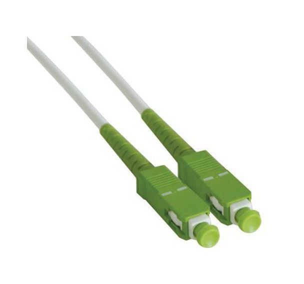 Jarretière simplex mono OS2 9/125 SC-APC/SC-APC blanc - 3 m