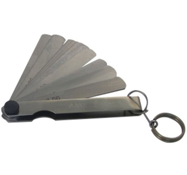 Jauge d'epaisseur bout arrondi avec clip inox fme